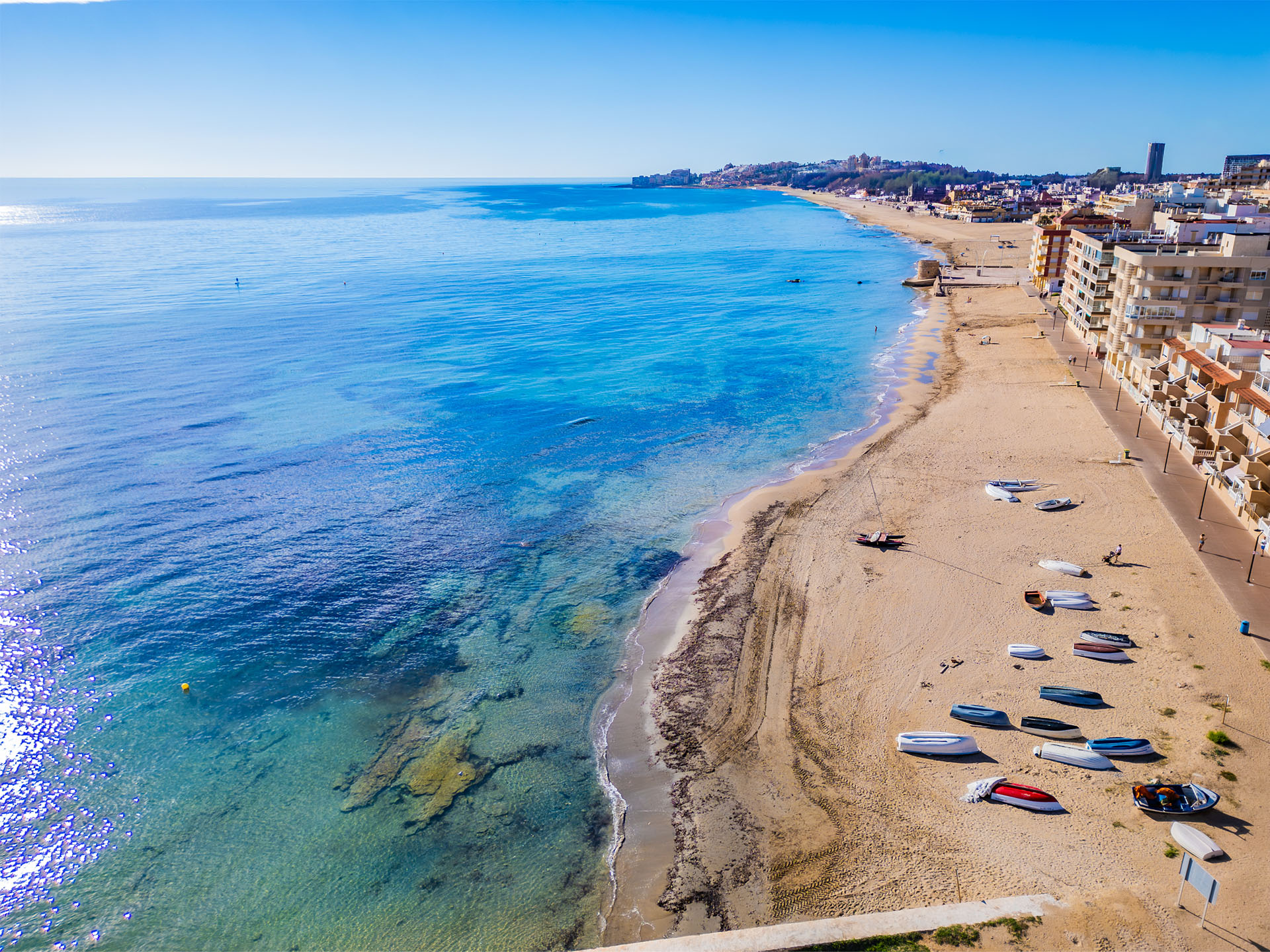 Playa de la Mata en Torrevieja