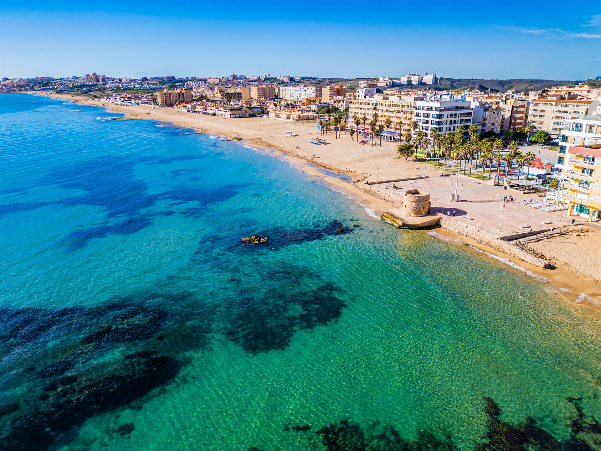 Playa de la Mata en Torrevieja