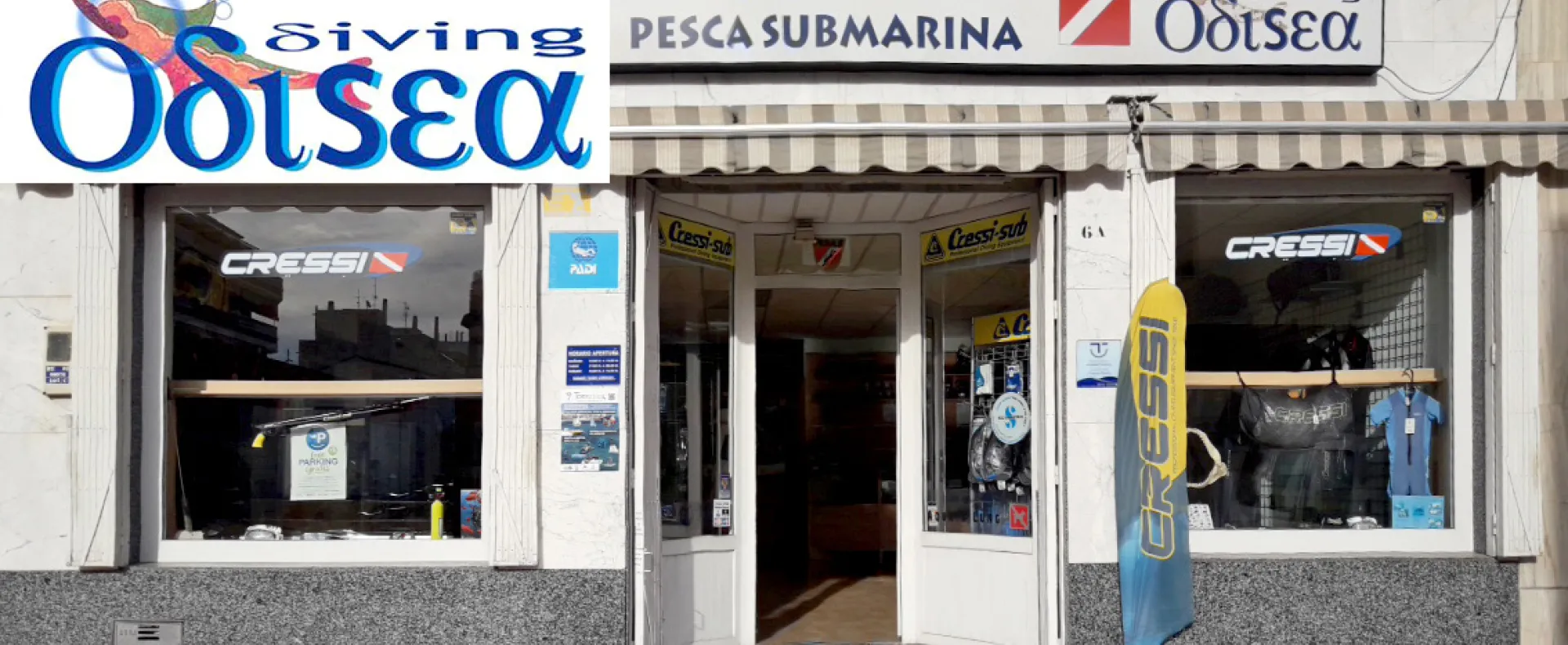Odisea Diving comercio de Torrevieja